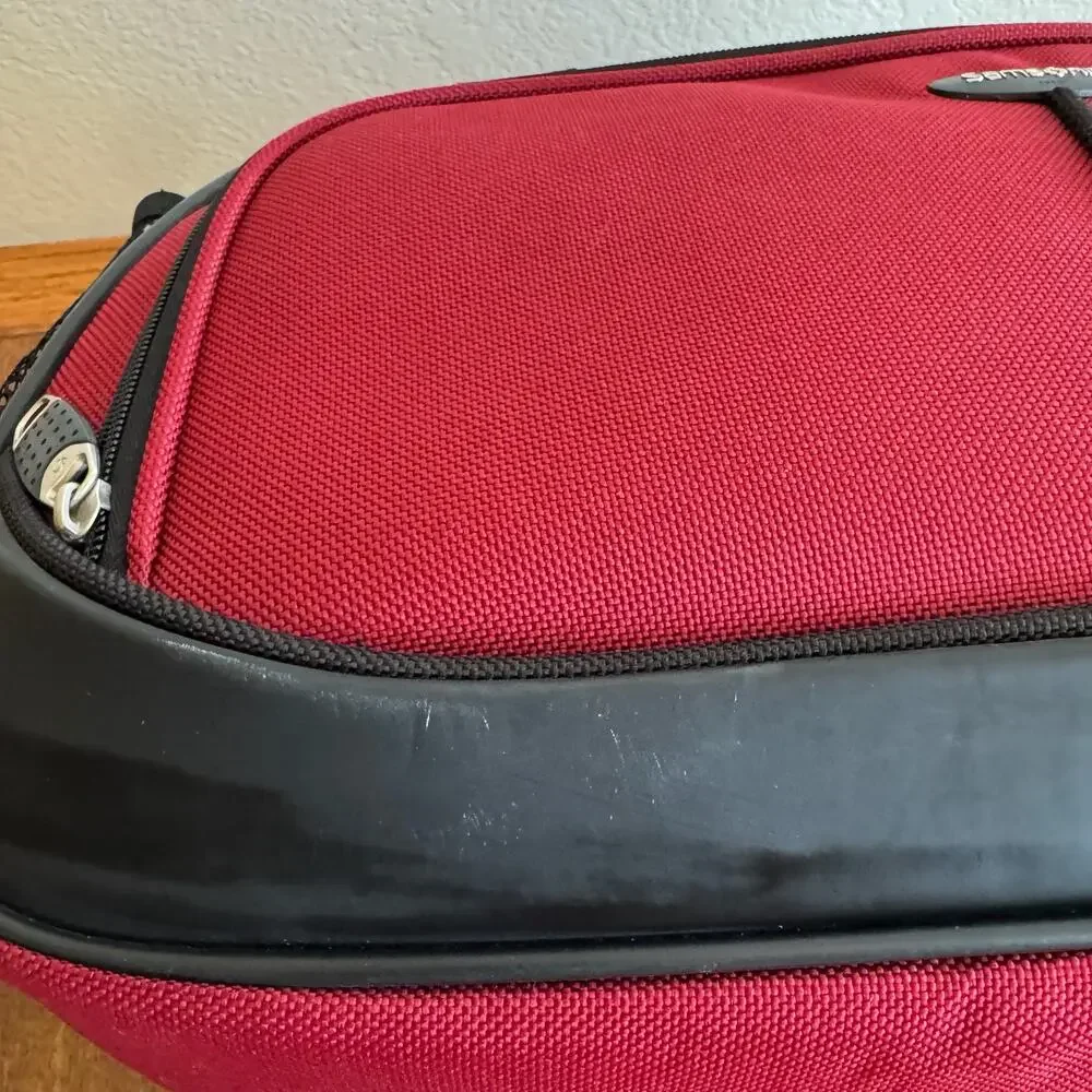 Samsonite red black